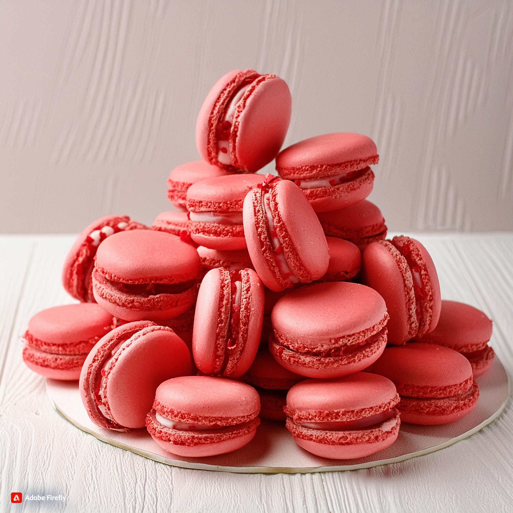 【5個入り】イチゴを使ったマカロン