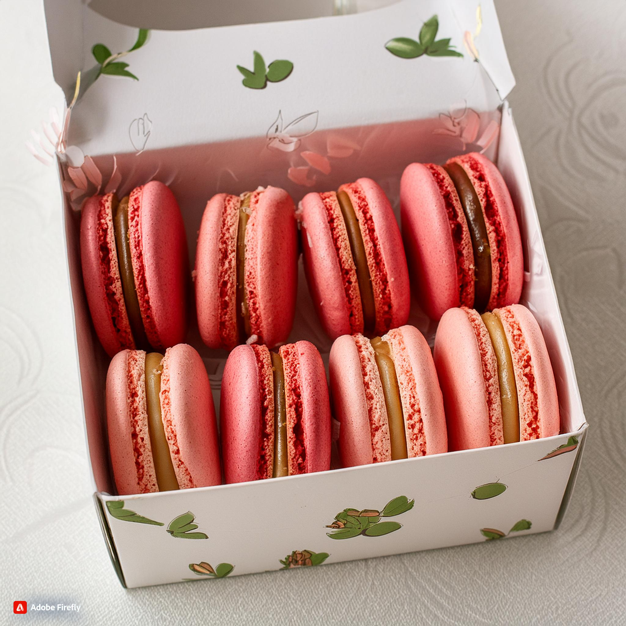 【5個入り】イチゴを使ったマカロン